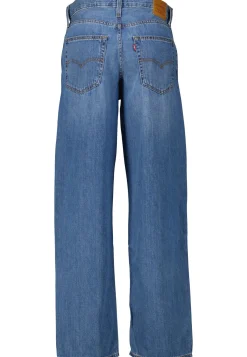 Damen Jeans mit Leinen BAGGY DAD HEAVY CHECK