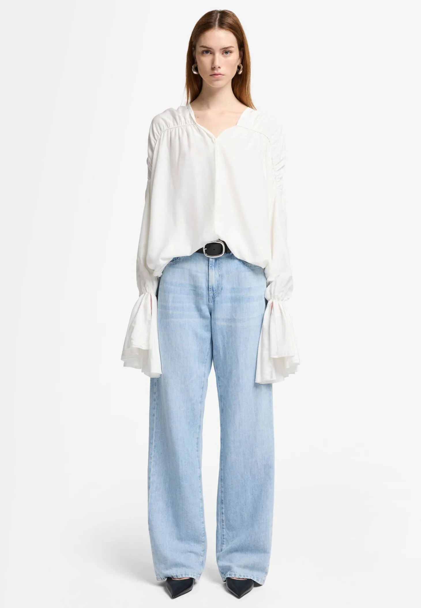 Damen Jeans mit Leinen TESS KANSAS Relaxed Fit