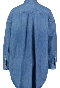 Damen Jeansbluse aus Baumwolle