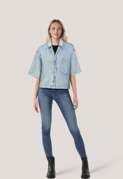 Damen Jeansbluse GESILA Relaxed Fit