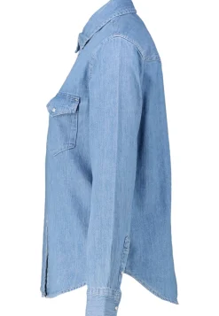 Damen Jeansbluse mit Leinen ICONIC WESTERN PLAY BREAK