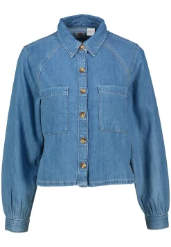 Damen Jeansbluse mit Lyocell TYLA SHIRT BRIGHT MID STONE