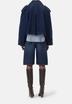Damen Jeansjacke CROPPED TRENCH