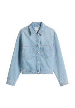 Damen Jeansjacke Oversized Fit