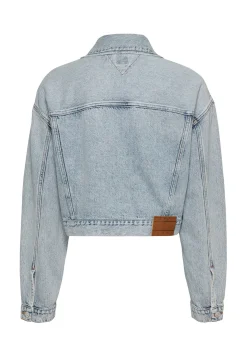 Damen Jeansjacke OVERSIZED CROPPED FIT TRUCKER JACKET