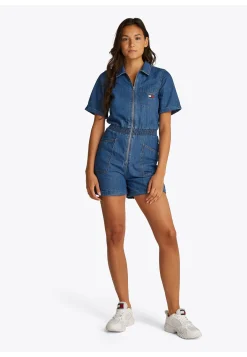 Damen Jeans-Jumpsuit mit Recycling-Baumwolle TJW LT DENIM PLAYSUIT