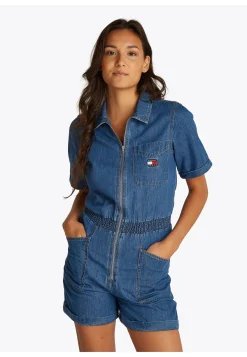Damen Jeans-Jumpsuit mit Recycling-Baumwolle TJW LT DENIM PLAYSUIT