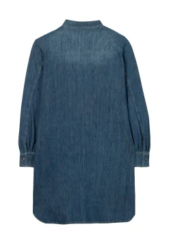 Damen Jeanskleid mit Rüsche