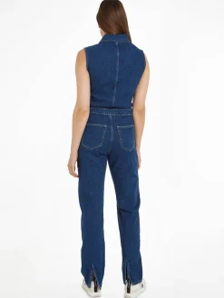 Damen Jeansoverall ZIP THROUGH JUMPSUIT