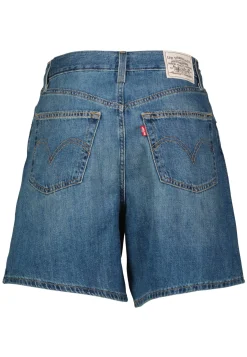 Damen Jeansshorts mit Leinen HIGH BAGGY SHORT