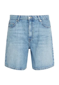 Damen Jeansshorts Straight Fit