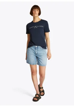 Damen Jeansshorts Straight Fit