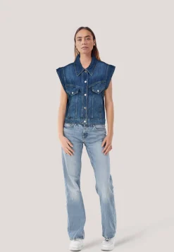 Damen Jeansweste C_DENIM VEST