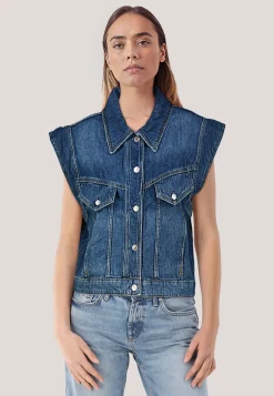 Damen Jeansweste C_DENIM VEST