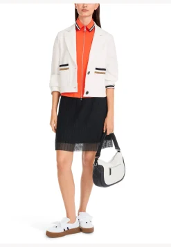 Damen Jerseyblazer im Blouson-Stil