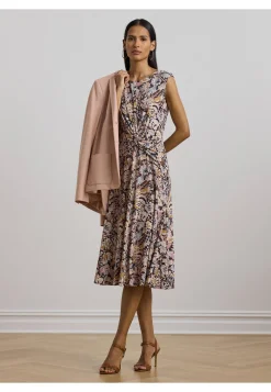 Damen Jerseykleid mit Twist-Effekt