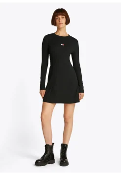 Damen Jerseykleid TJW FIT & FLARE BADGE DRESS