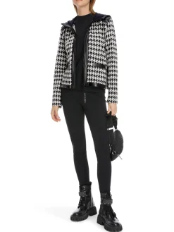 Damen Kapuzenjacke im Chickcheck-Dessin