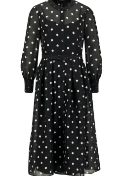 Damen Kleid aus Leinen und Seide