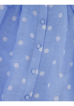 Damen Kleid aus Leinen und Seide