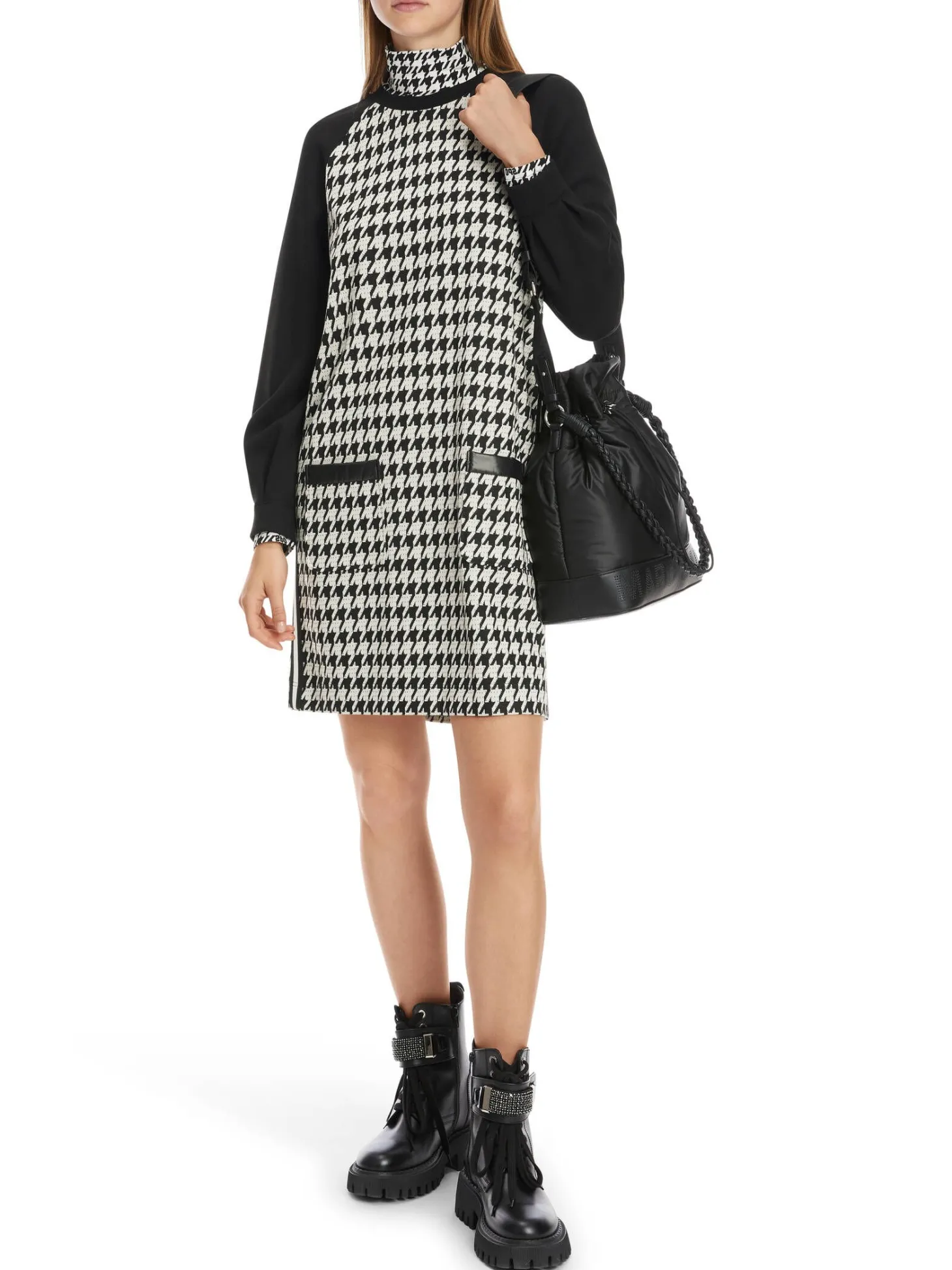 Damen Kleid mit Stehkragen