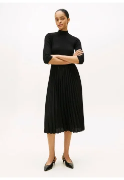 Damen Kleid plissiert