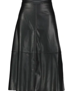 Damen Kunstlederrock