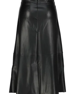 Damen Kunstlederrock