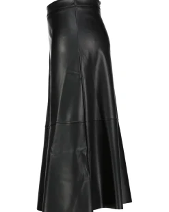 Damen Kunstlederrock