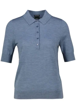 Damen Kurzarm-Pullover aus Wolle