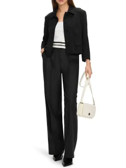 Damen Kurzjacke mit Ärmelschlitzen