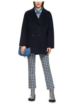 Damen Kurzmantel aus Wolle