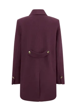 Damen Kurzmantel mit Wolle