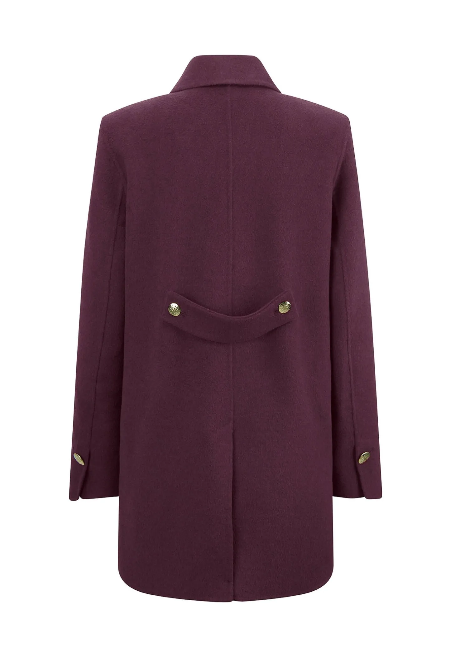 Damen Kurzmantel mit Wolle