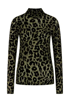 Damen Langarmshirt aus Netzmaterial