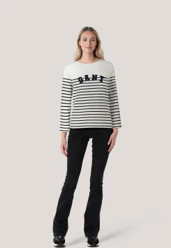 Damen Langarmshirt BRETON STRIPED Regular Fit