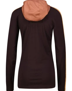 Damen Langarmshirt mit Kapuze aus Wolle SONEBULA Slim Fit