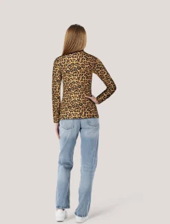 Damen Langarmshirt mit Rollkragen