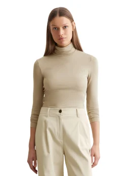 Damen Langarmshirt mit Rollkragen