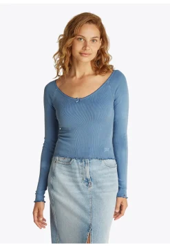 Damen Langarmshirt Slim Fit