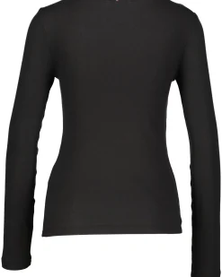 Damen Langarmshirt SLIM TENCEL OPEN-NK LS