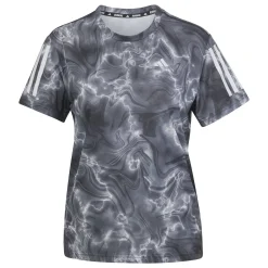Damen Laufshirt OWN THE RUN ALLOVER PRINT TEE