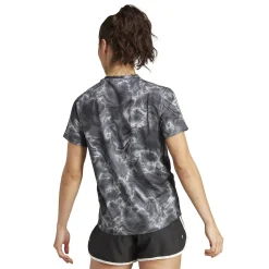 Damen Laufshirt OWN THE RUN ALLOVER PRINT TEE