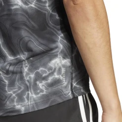 Damen Laufshirt OWN THE RUN ALLOVER PRINT TEE