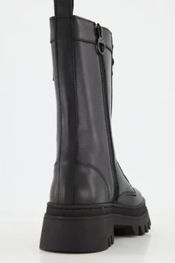 Damen Lederschnürstiefel