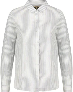 Damen Leinenbluse MARINE Relaxed Fit