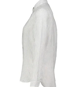 Damen Leinenbluse MARINE Relaxed Fit