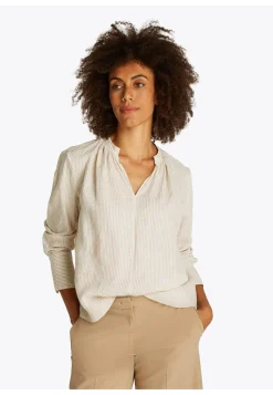 Damen Leinenbluse Relaxed Fit