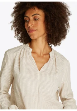 Damen Leinenbluse Relaxed Fit