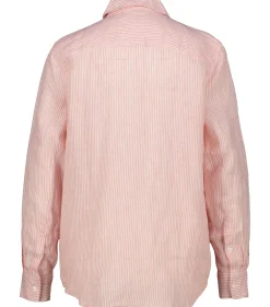 Damen Leinenbluse Relaxed Fit Langarm